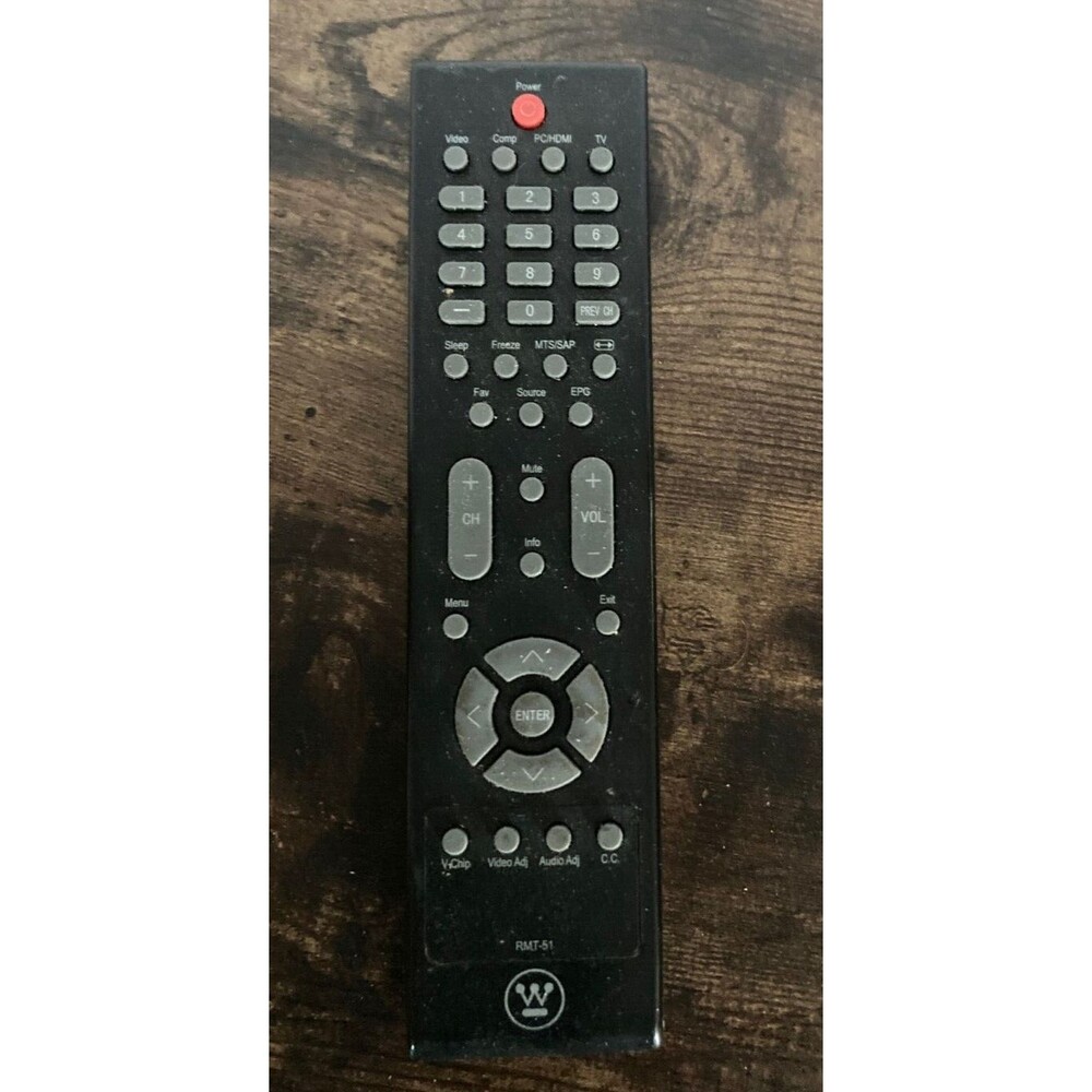 RMT-51 RMT51 Replace Remote Control for Westinghouse TVs W1603 W2613 SK-26H630S